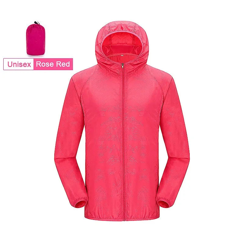 Unisex Waterproof Hiking Jacket – Quick-Dry Outdoor Windbreaker